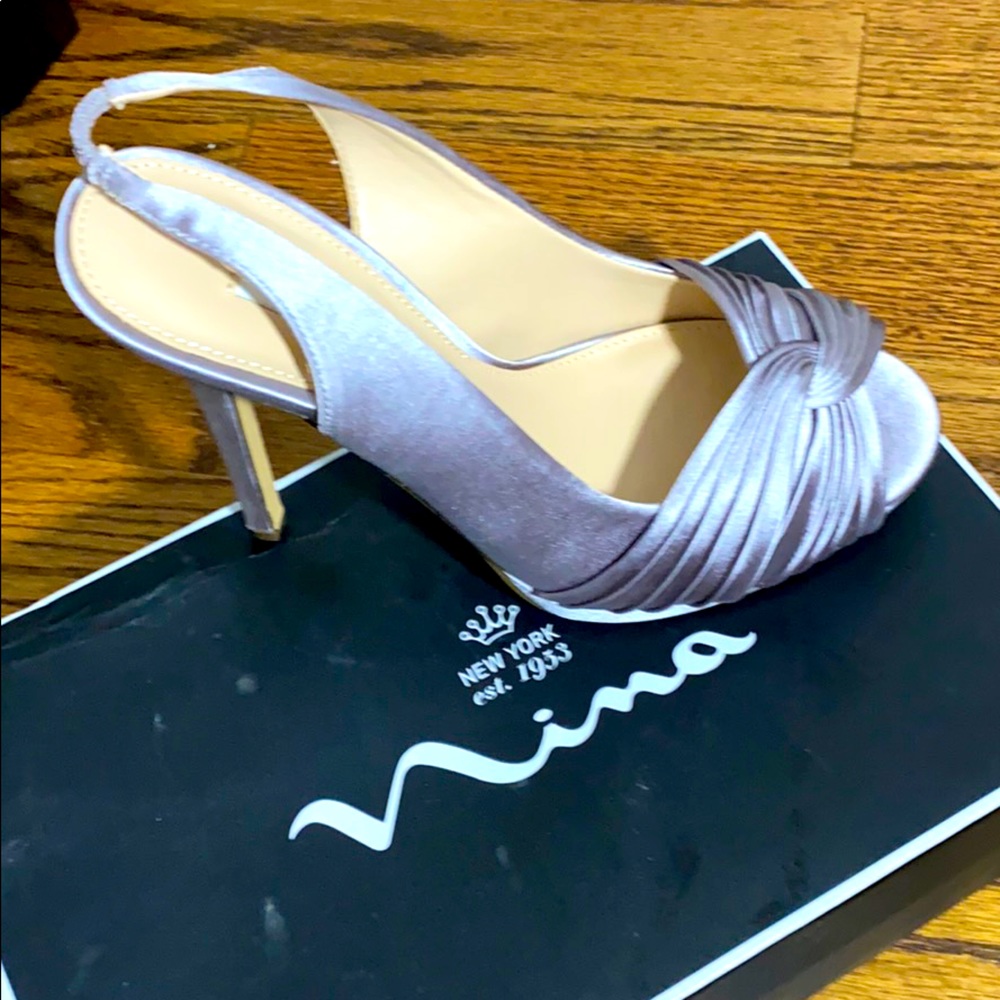 NINA Women's Felyce Dress Pump Royal Silver 7.5 M